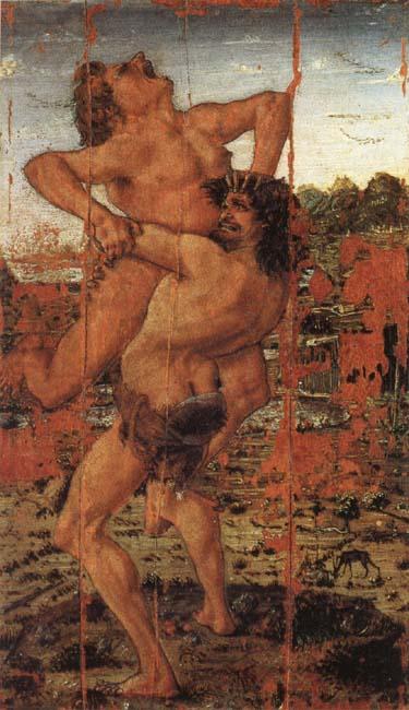 Antonio Pollaiolo Hercules and Antaeus Sweden oil painting art